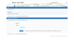 Desktop Screenshot of blackhatrider.com
